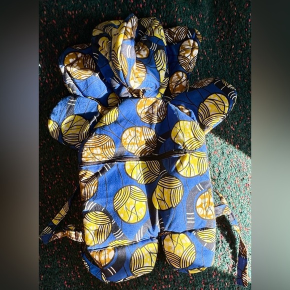‼️RARE‼️???NWOT?Botswana Made Patchwork Elephant Backpack main image 9